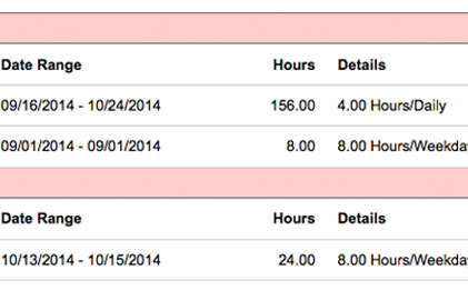 leave request report